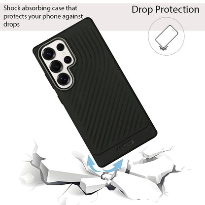 Ripple Wave Case with Camera Ring for Samsung Galaxy S25 Ultra