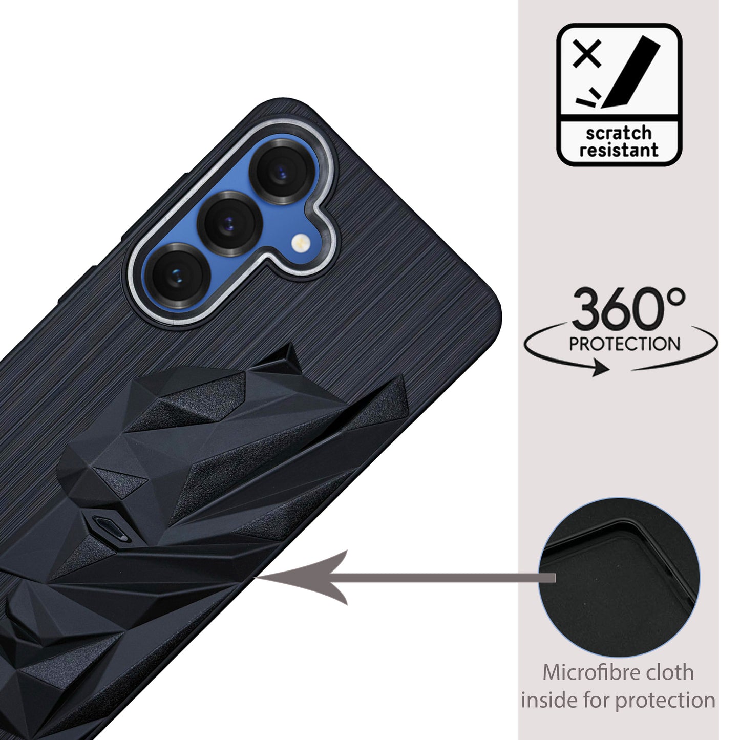 Bt Superhero Case with Camera Ring for Samsung S25