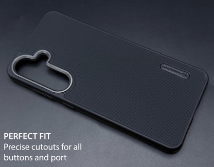 NIUKIN Super Frosted Dotted Case with Camera Ring for Samsung S25 Plus