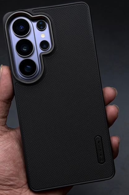 NIUKIN Super Frosted Dotted Case with Camera Ring for Samsung S26 Ultra