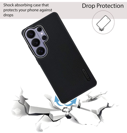 NIUKIN Super Frosted Dotted Case with Camera Ring for Samsung S26 Ultra