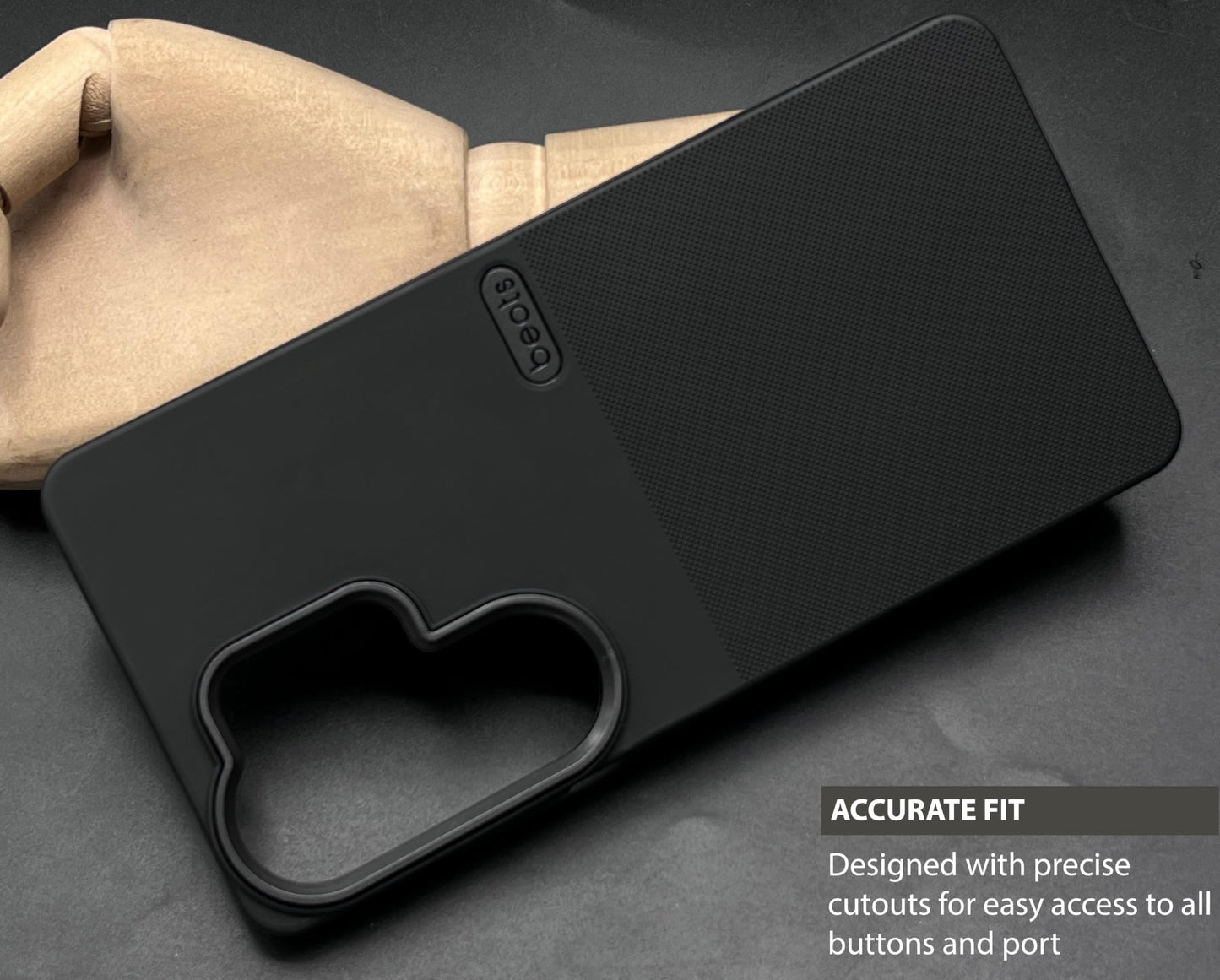 BEOTS Rugged back case with Camera Ring for Samsung Galaxy S26 Ultra