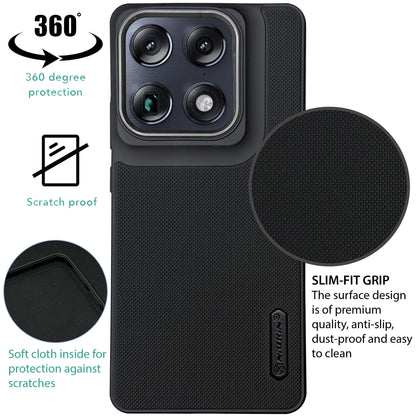 NIUKIN Super Frosted Dotted Case with Camera Ring for Moto Signature