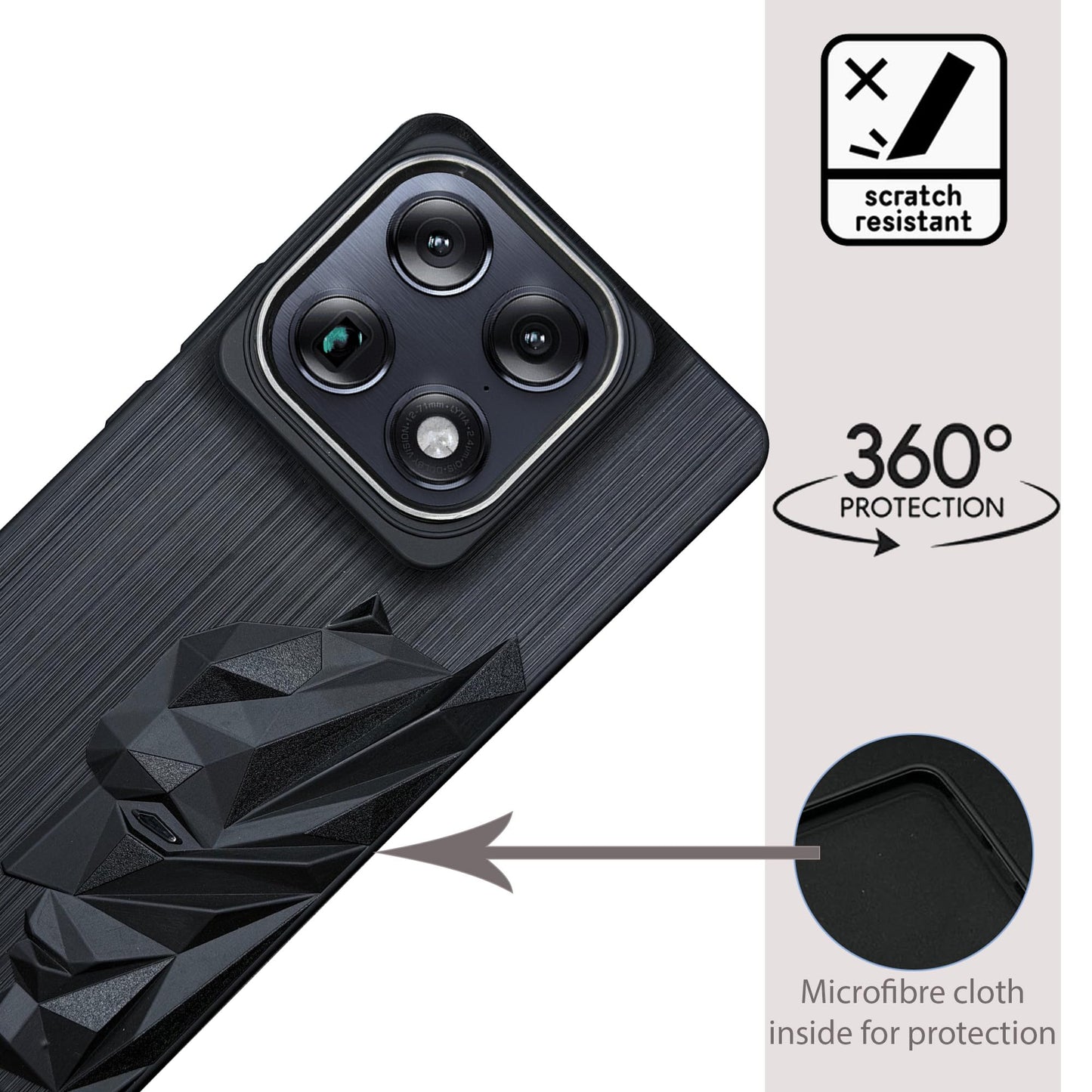 Bt Superhero Case with Camera Ring for Moto Signature