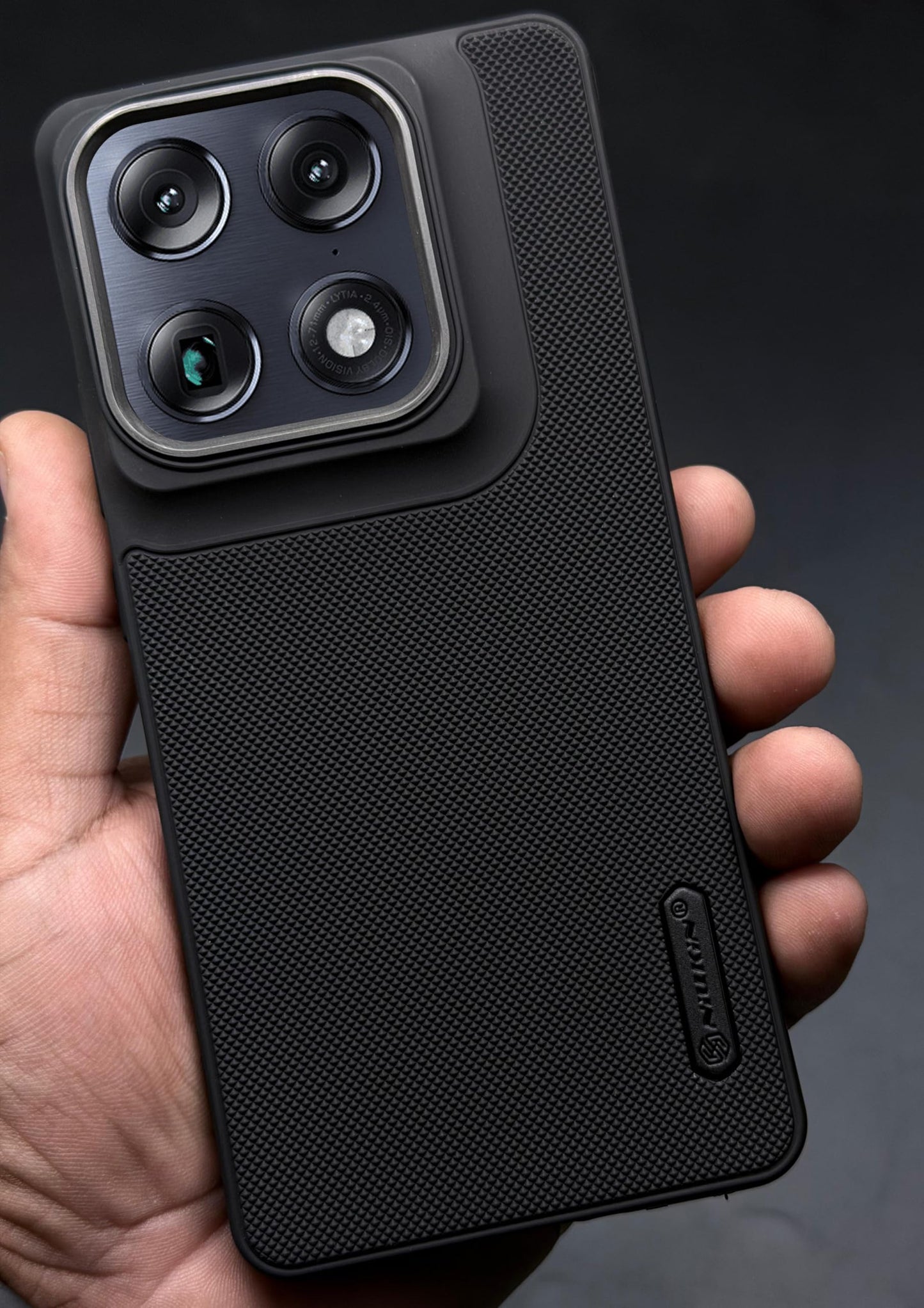 NIUKIN Super Frosted Dotted Case with Camera Ring for Moto Signature