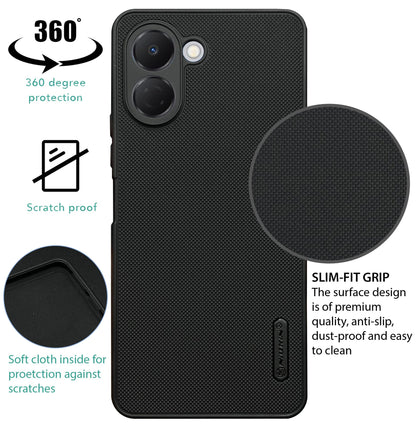 NIUKIN Super Frosted Dotted Case for Tecno Spark GO 3
