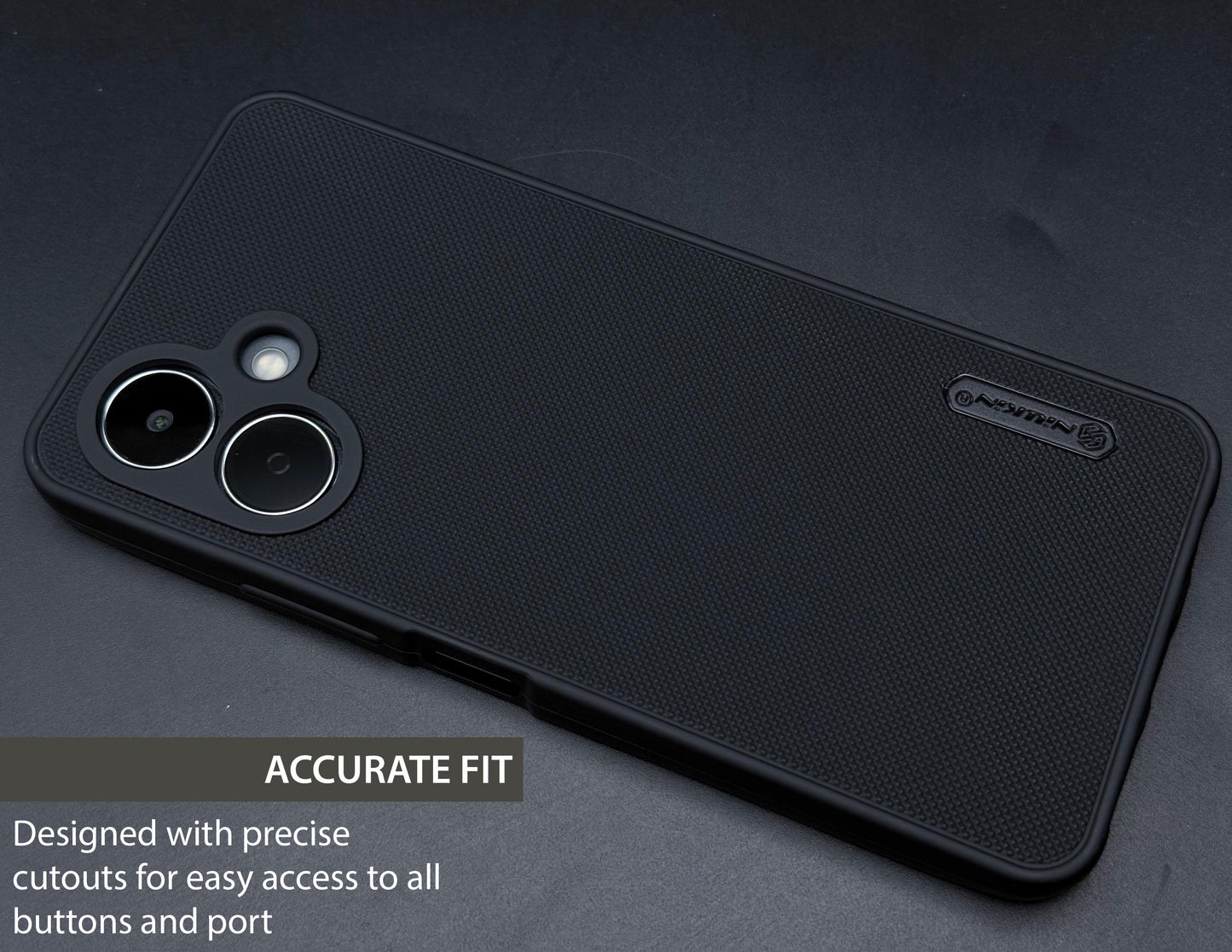 NIUKIN Super Frosted Dotted Case for Tecno Spark GO 2