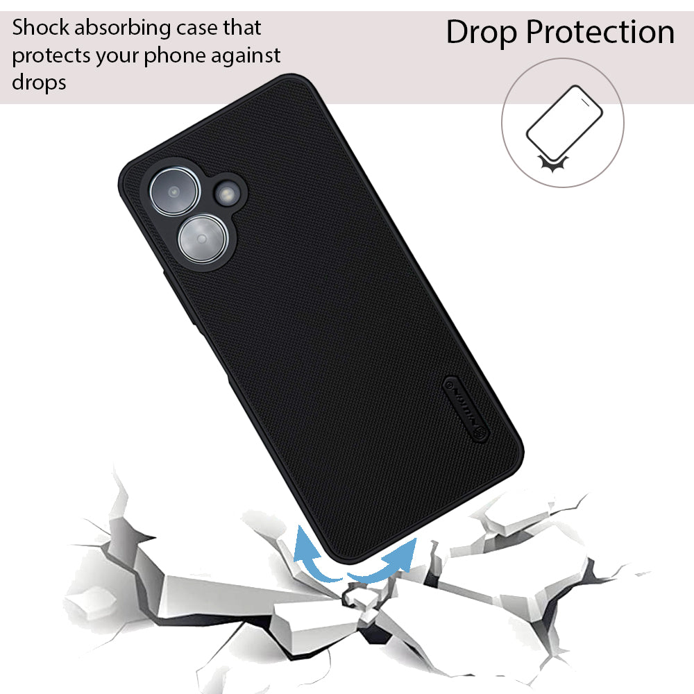 NIUKIN Super Frosted Dotted Case for Tecno Spark GO 2