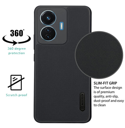 NIUKIN Super Frosted Dotted Case for Vivo T1 4G 44w