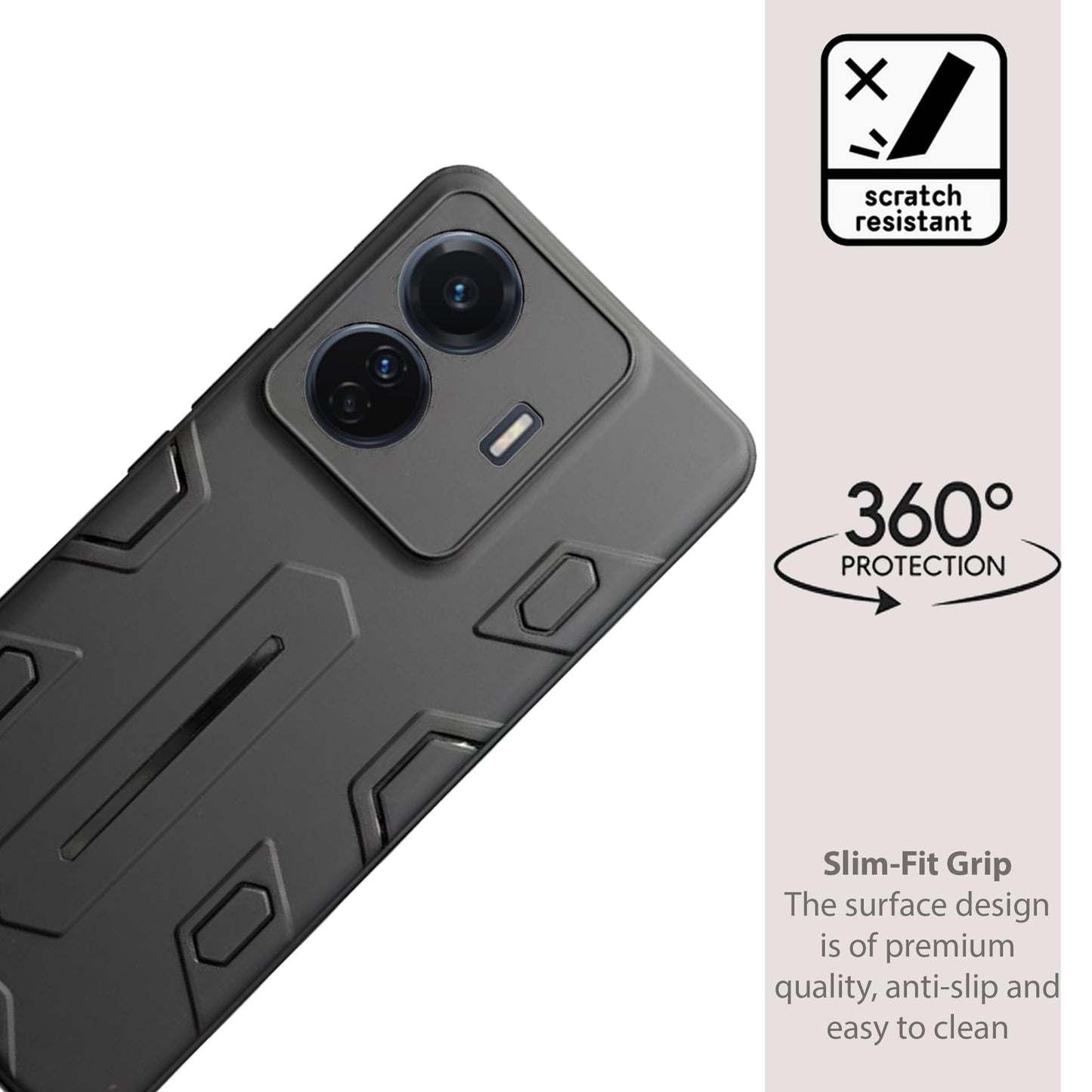 NIUKIN Armor Case for IQOO Z6 Pro 5G