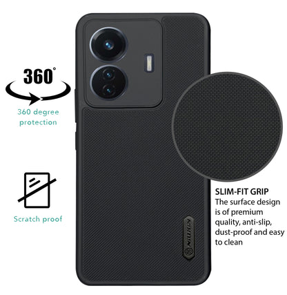 NIUKIN Super Frosted Dotted Case for Vivo T1 Pro 5G