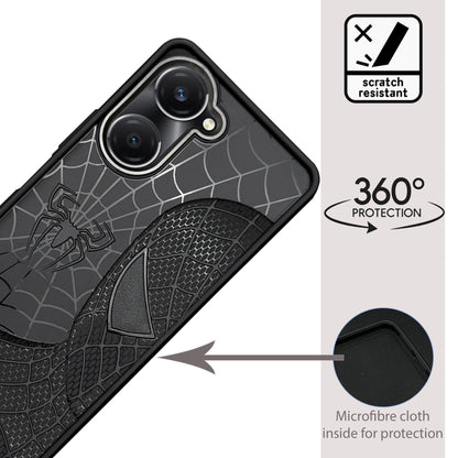Sp Superhero Web Case with Metallic Camera Ring for Vivo T3 Lite(5G)