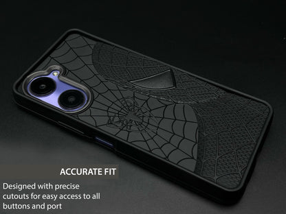 Sp Superhero Web Case with Metallic Camera Ring for Vivo T3 Lite(5G)
