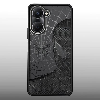 Sp Superhero Web Case with Metallic Camera Ring for Vivo T3 Lite(5G)