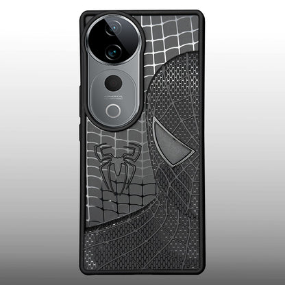 Sp Superhero Web Case with Metallic Camera Ring for Vivo T3 Ultra(5G)