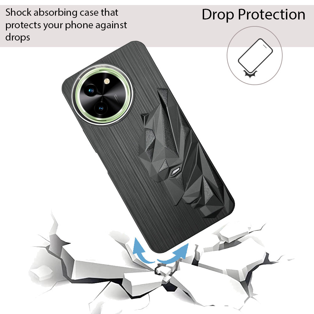 Bt Superhero Case with Camera Ring for Vivo Y58(5G)