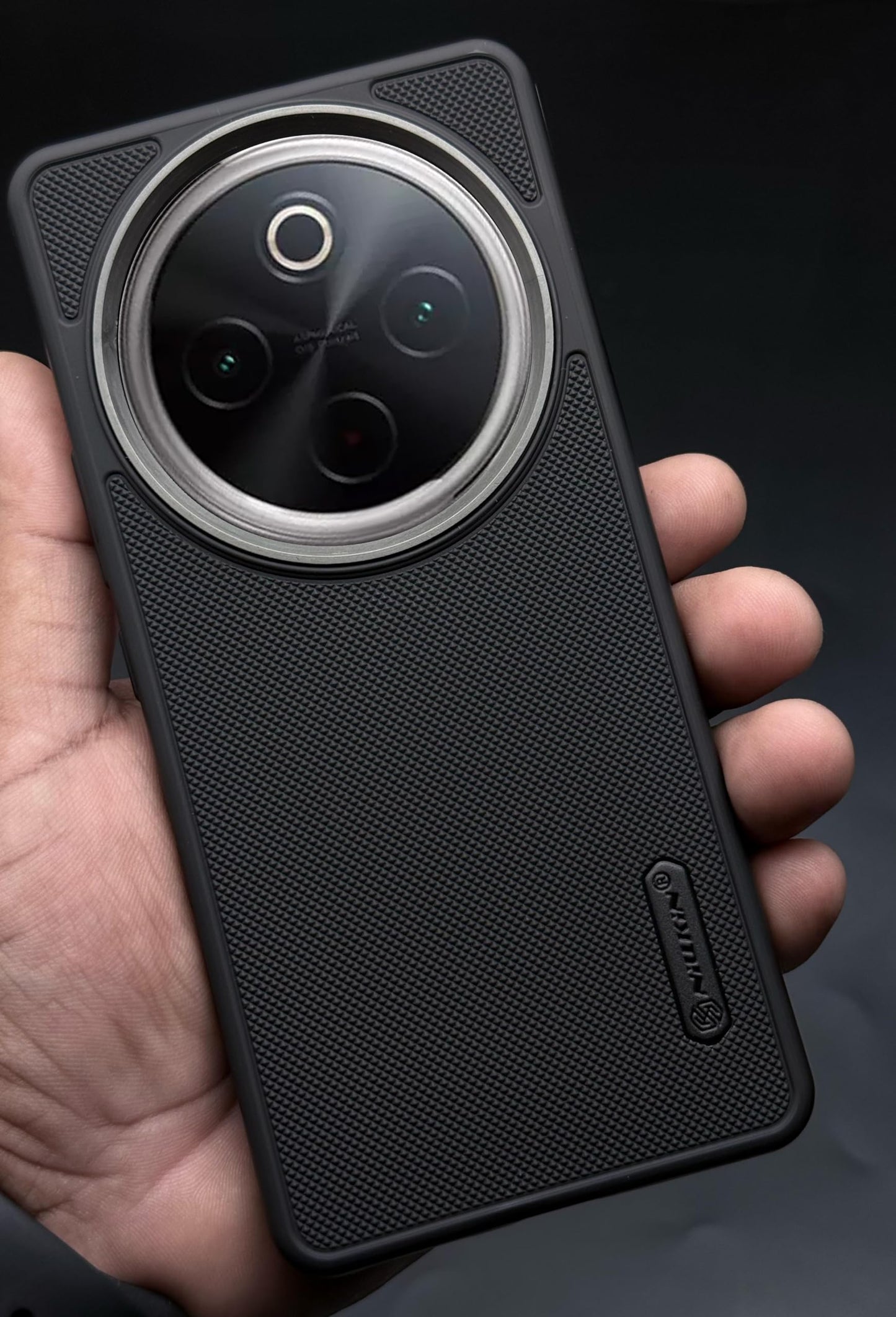 NIUKIN Super Frosted Dotted Case with Camera Ring for Vivo T4