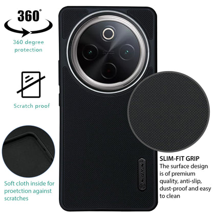 NIUKIN Super Frosted Dotted Case with Camera Ring for Vivo T4