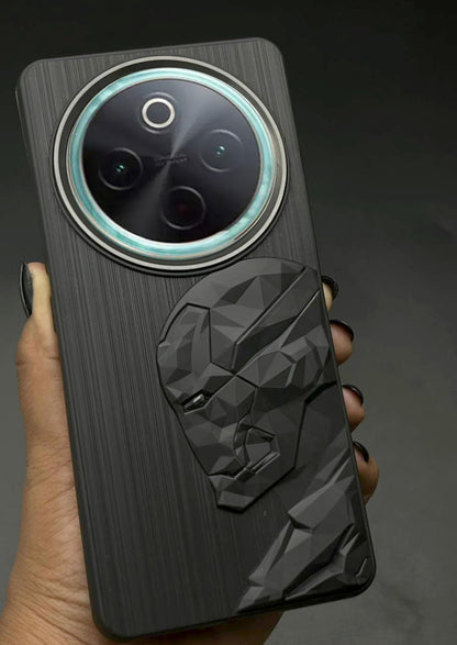 IR Superhero Side Face Prism Case with Metallic Camera Ring for Vivo T4