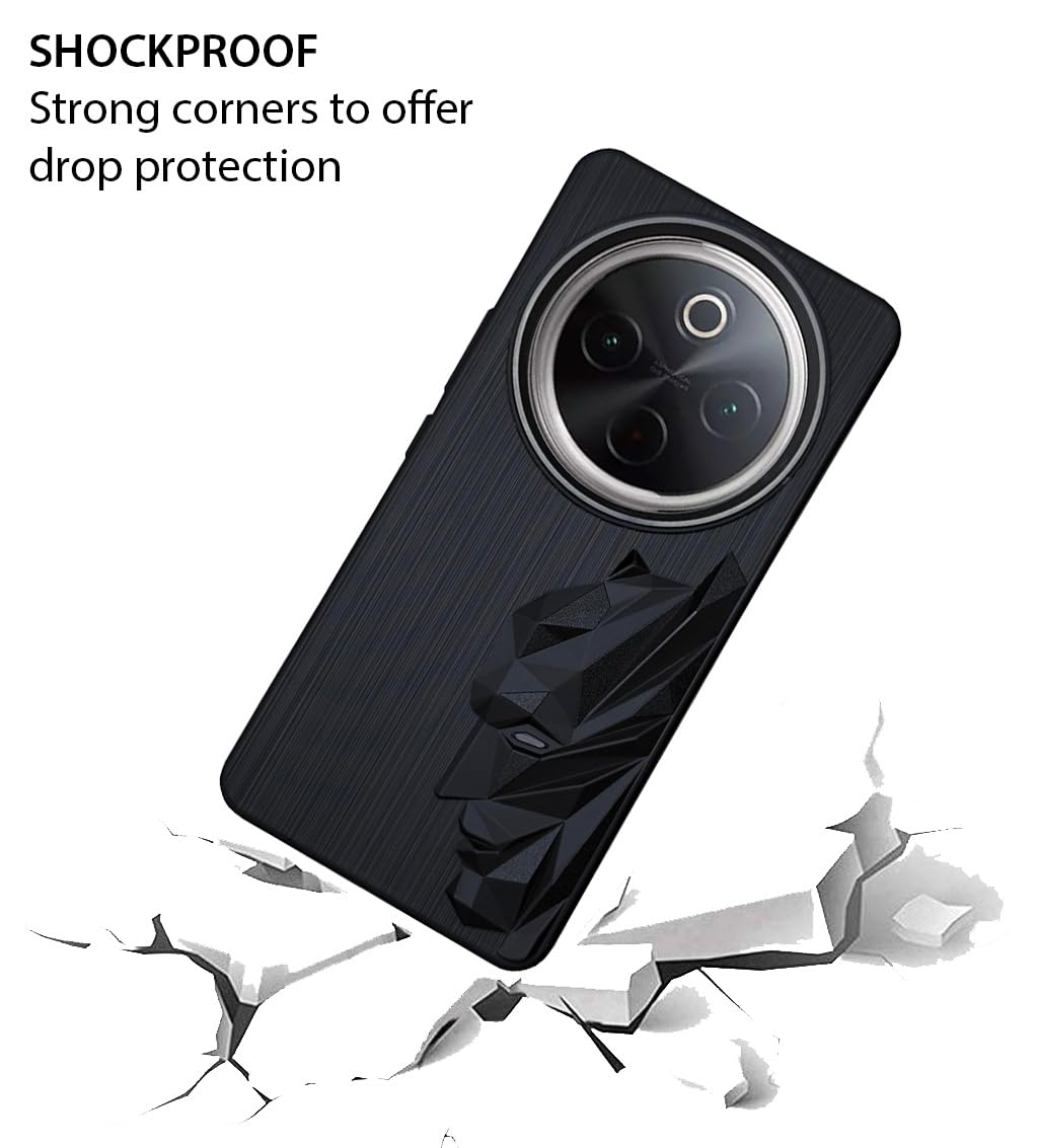 Bt Superhero Case with Camera Ring for Vivo T4