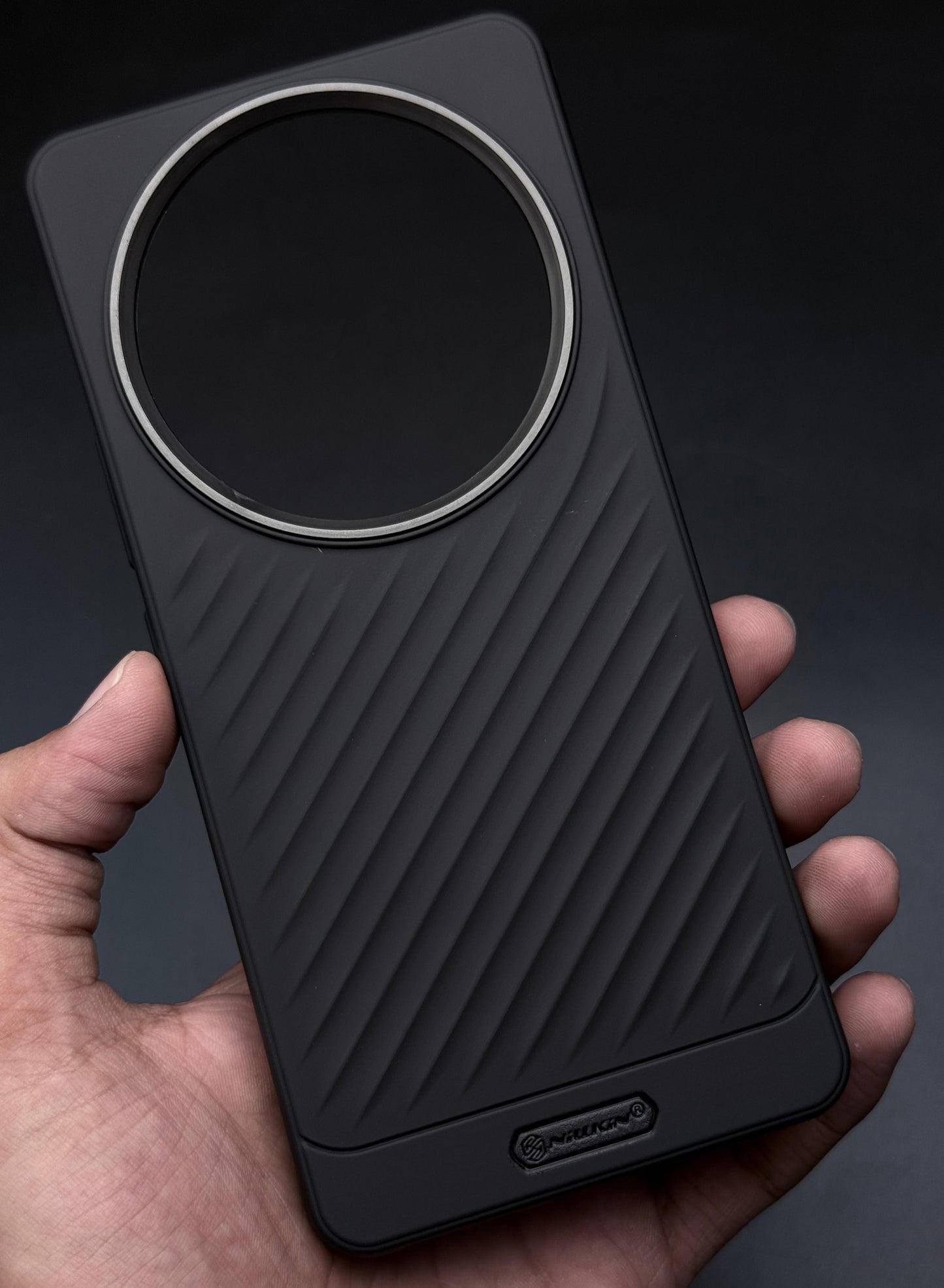Ripple Wave Case with Metallic Camera Ring for Vivo T4(5G)
