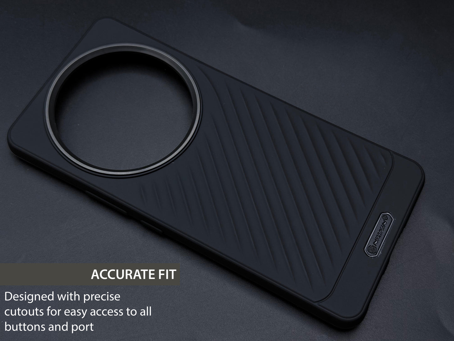 Ripple Wave Case with Metallic Camera Ring for Vivo T4(5G)