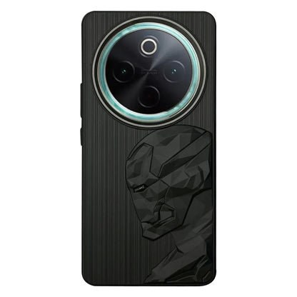 IR Superhero Side Face Prism Case with Metallic Camera Ring for Vivo T4