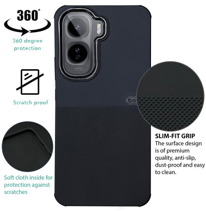 BEOTS Rugged back case with Camera Ring for Vivo T5 Pro