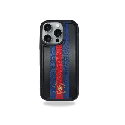 Santa Barbara Polo & Racquet Club Barton Series Leather Case for iPhone 16 Pro Max