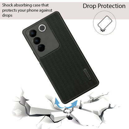 NIUKIN Super Frosted Dotted Case for Vivo V27 Pro