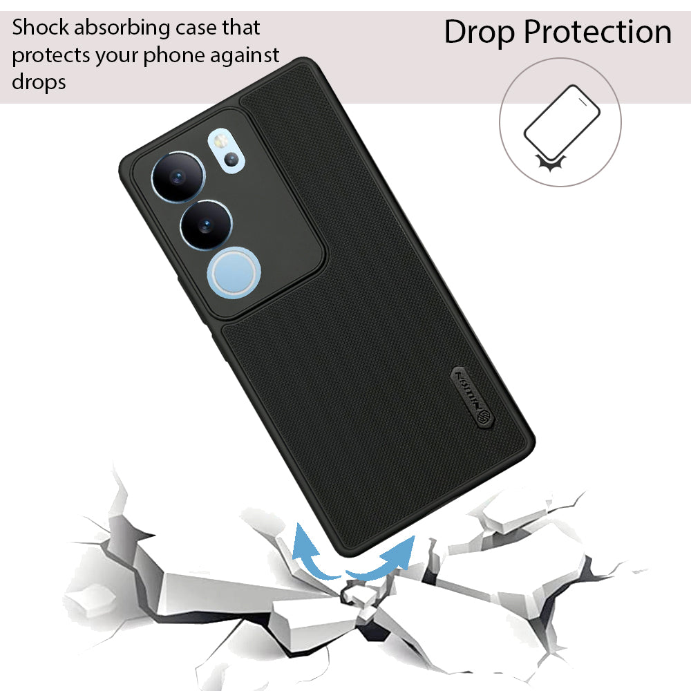 NIUKIN Super Frosted Dotted Case for Vivo S17 Pro