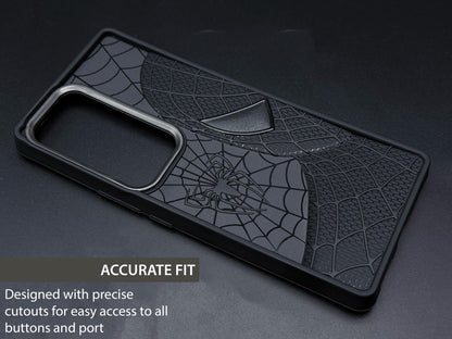 Sp Superhero Web Case with Metallic Camera Ring for Vivo V30 Pro(5G)