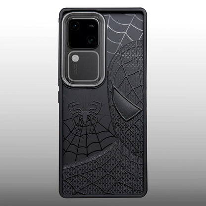 Sp Superhero Web Case with Metallic Camera Ring for Vivo V30(5G)
