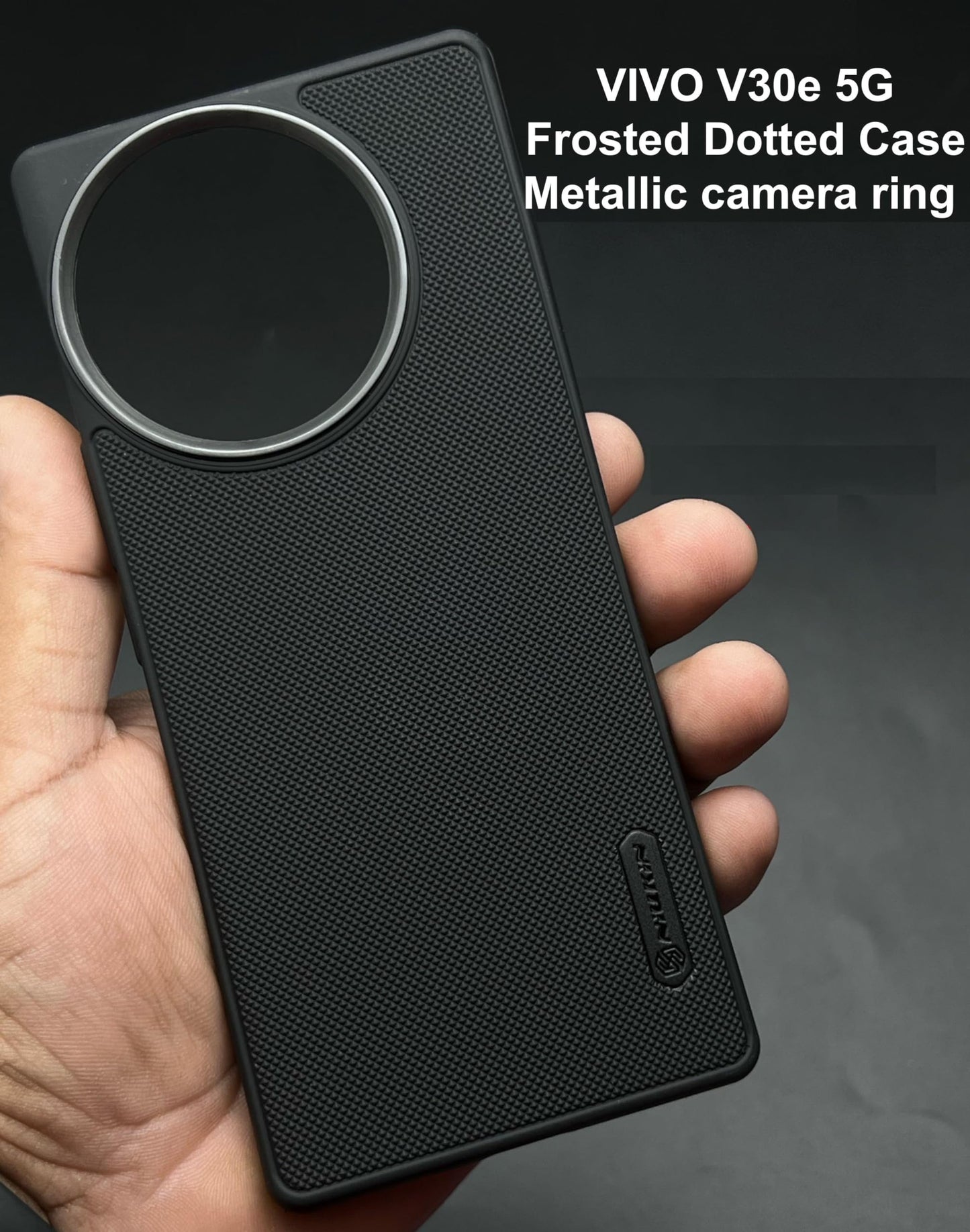 NIUKIN Super Frosted Dotted Case with Camera Ring for Vivo V30e