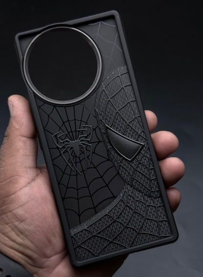 Sp Superhero Web Case with Metallic Camera Ring for Vivo V30e
