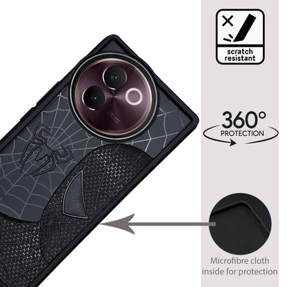 Sp Superhero Web Case with Metallic Camera Ring for Vivo V30e