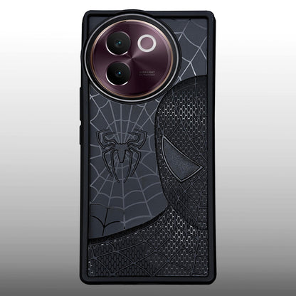 Sp Superhero Web Case with Metallic Camera Ring for Vivo V30e