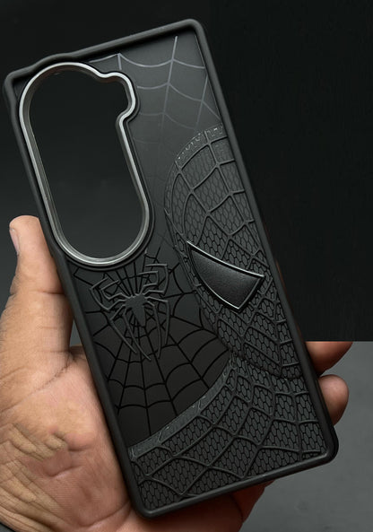 Sp Superhero Web Case with Metallic Camera Ring for Vivo V40e (5G)