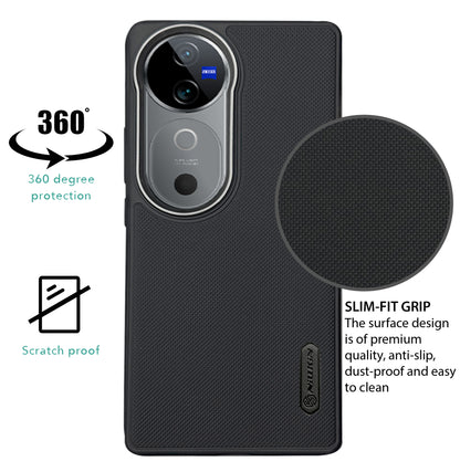 NIUKIN Super Frosted Dotted Case with Camera Ring for Vivo V40