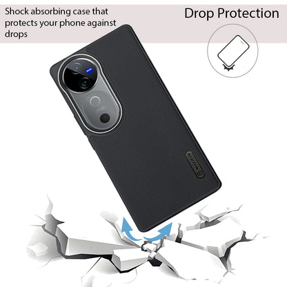 NIUKIN Super Frosted Dotted Case with Camera Ring for Vivo V40