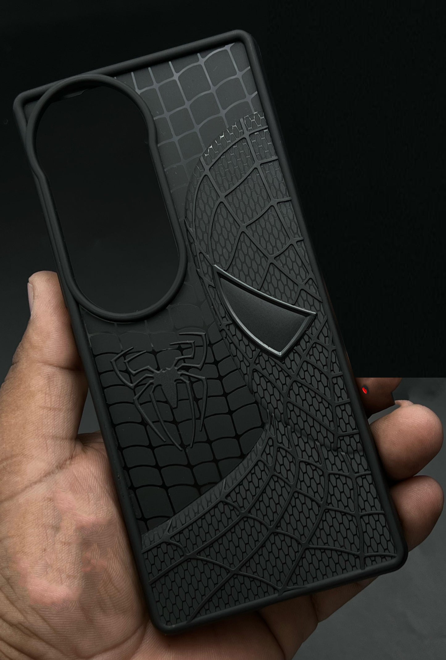 Sp Superhero Web Case with Metallic Camera Ring for Vivo V40(5G)