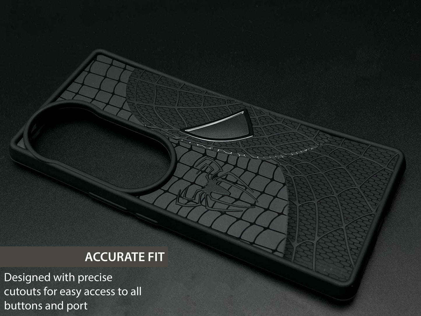 Sp Superhero Web Case with Metallic Camera Ring for Vivo V40(5G)