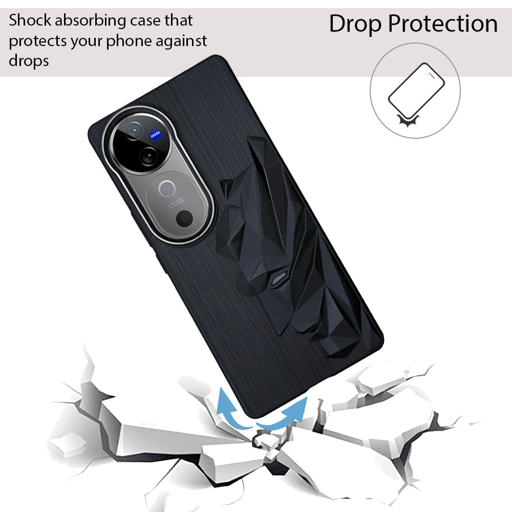 Bt Superhero Case with Camera Ring for Vivo V40(5G)