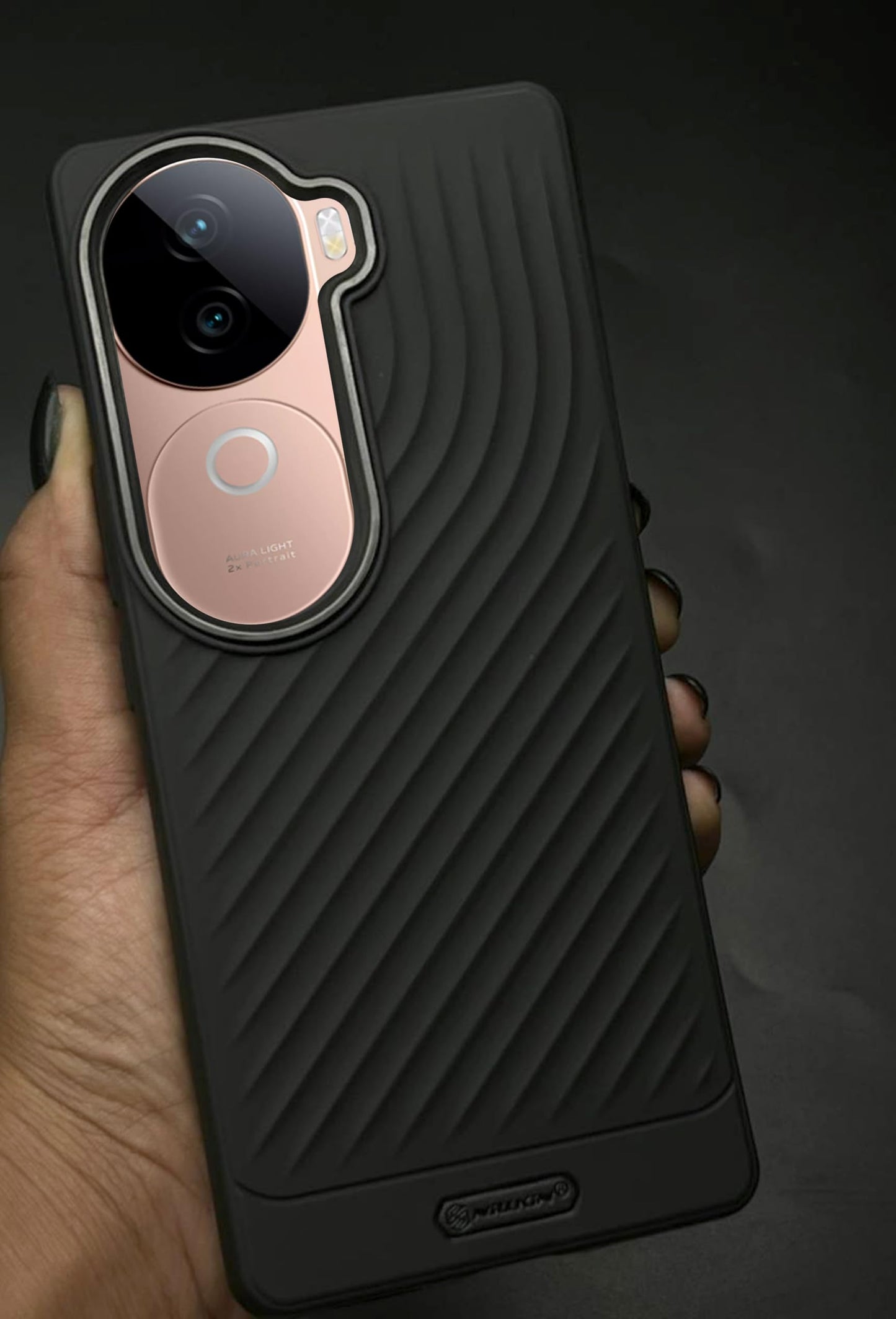 Ripple Wave Case with Camera Ring for Vivo V40e