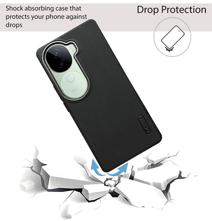 NIUKIN Super Frosted Dotted Case with Camera Ring for Vivo V40e