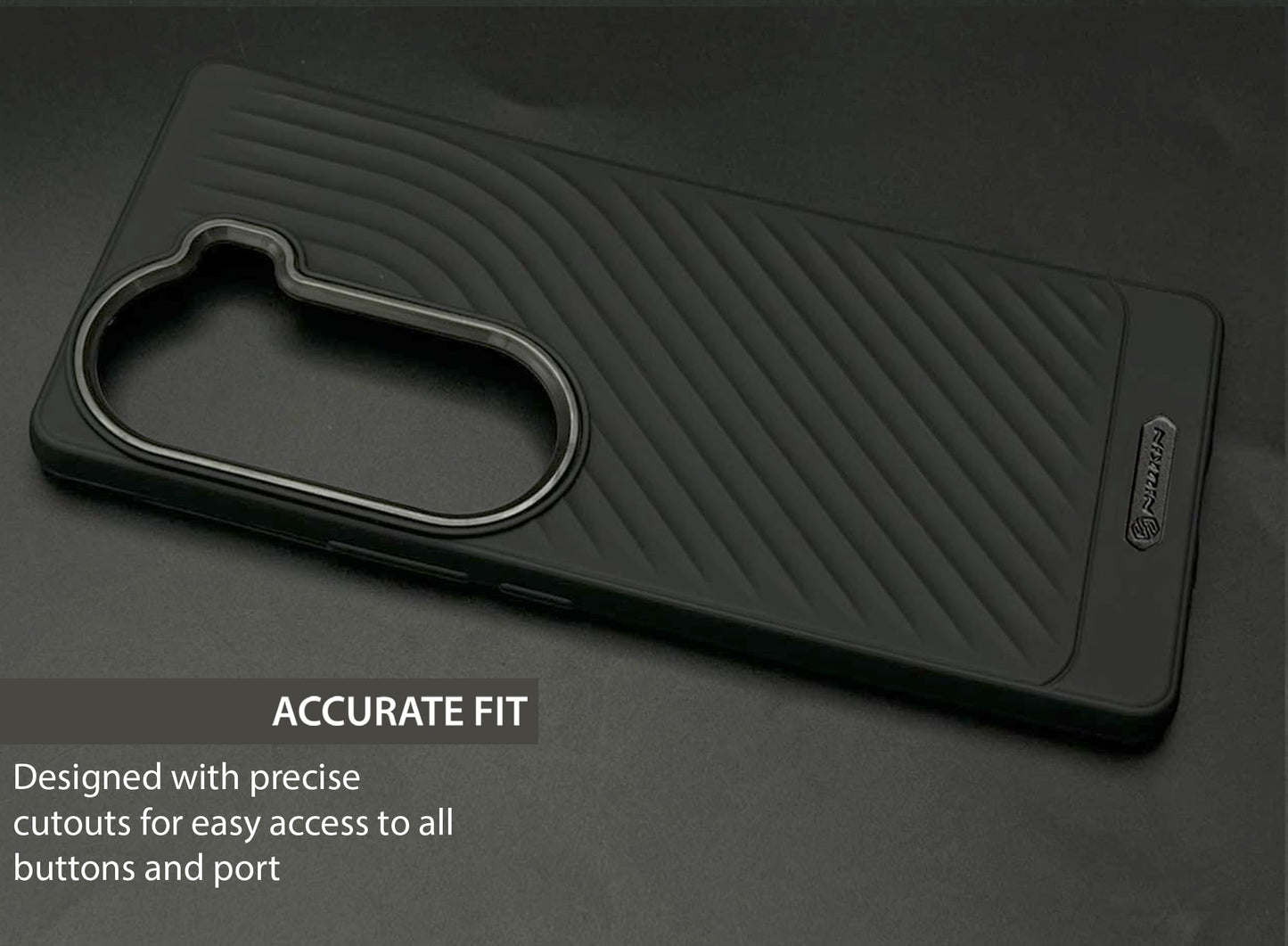 Ripple Wave Case with Camera Ring for Vivo V40e