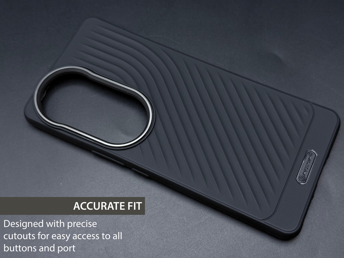 Ripple Wave Case with Metallic Camera ring for Vivo V50(5G)