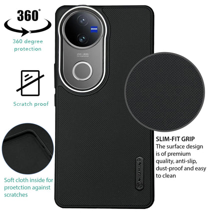 NIUKIN Super Frosted Dotted Case with Camera Ring for Vivo V50e