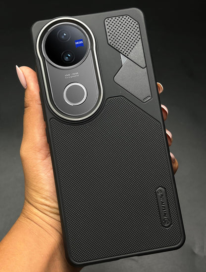 NIUKIN Fancy Super Frosted Dotted Case with Camera Ring for Vivo V50e