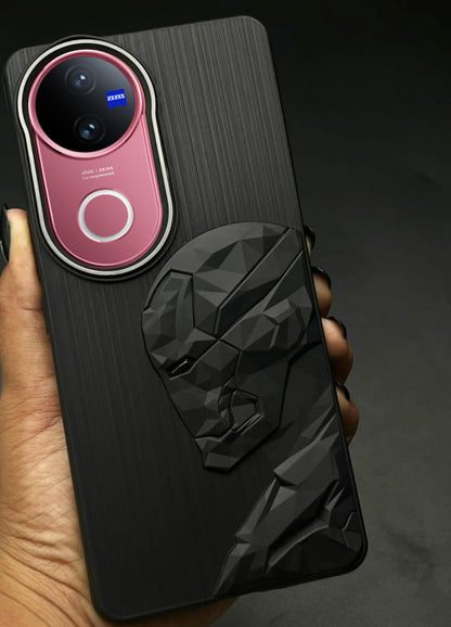 IR Superhero Side Face Prism Case with Metallic Camera Ring for Vivo V50